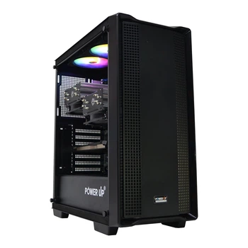Двухпроцессорная рабочая станция PowerUp #307 Xeon E5 2699 v3 x2 / 32 GB / SSD 512GB / GeForce RTX 3050 8GB многопроцессорная вычислительная система для разработки