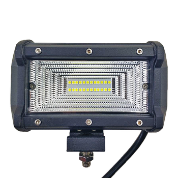 Фара LED прямокутна 72W (24 діода) 133 мм