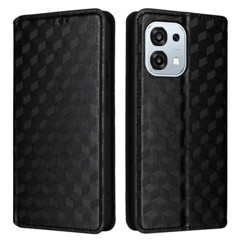 Чехол Deexe Rhombus Book для OPPO A6 Pro - Black