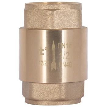Обратный клапан для воды THERMO ALLIANCE Base пружинный 1/2" внутренняя TAB240W15S