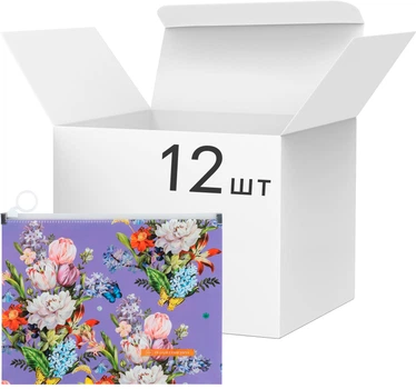 Набір папок на блискавці zip-lock Axent Olga Selyshcheva Secret Garden A5+ 12 шт (1498-35-A)