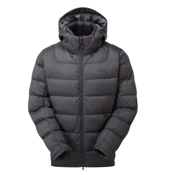 Чоловіча куртка Rab Ascent Jacket, Graphene (Pebble), М (RB QDE-67-GPL-MED)