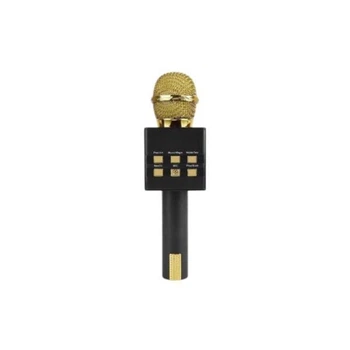 Караоке-микрофон беспроводной с LED-подсветкой Желтый (MX-00007829Q)