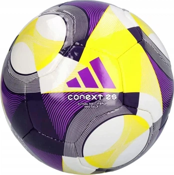Мяч футзальный Adidas CNXT25 PRO SAL белый, желтый, фиолетовый Унисекс 4