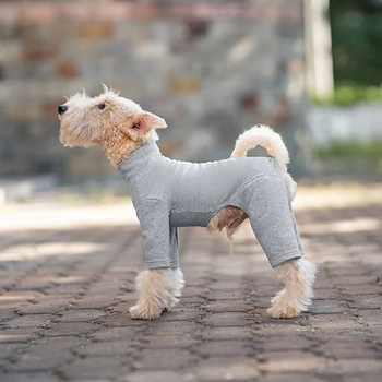 Базовый комбинезон/пижама для собак V.PET.B.R. Dog Jumpsuit CF36 Grey, XS
