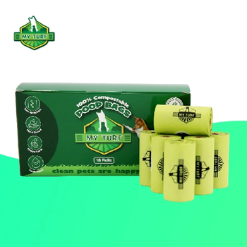100% біорозкладні пакети MY TURF Eco Poop Bags для прибирання за собаками 270 пакетов