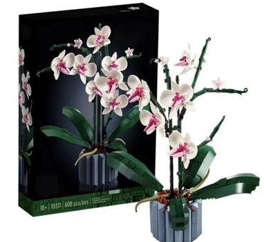 Конструктор Квіти Icons Botanicals Орхідея (10311) сумісний із деталями лего/Lego