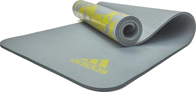 Коврик для йоги Adidas Tie-Dye серый желтый 183 х 61 х 1 см для йоги и фитнеса мягкий коврик