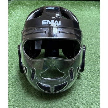 Шлем тренировочный с маской SMAI Head Guard Grill (P011B-GRILL) Black L