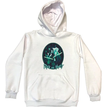 Худі Преміум Дитяча Rick-And-Morty-Art-16 Розмір 128 См (7-8Р.) Білий Без Утеплювача