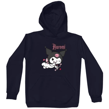 Худі Преміум Дитяча Kuromi Hello Kitty 4 Розмір 116 См (5-6Р.) Темний Синій Без Утеплювача