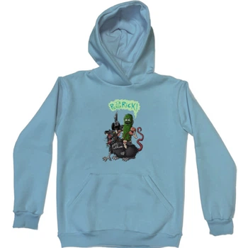 Худі Преміум Дитяча Im Pickle Rick Розмір 128 См (7-8Р.) Блакитний Без Утеплювача