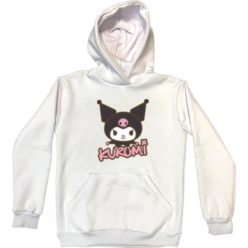 Худі Преміум Дитяча Kuromi Hello Kitty 6 Розмір 104 См (3-4Р.) Білий Без Утеплювача
