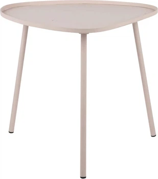 Stolik kawowy Leitmotiv Boaz metalowy 43 cm Beżowy (8714302731853)