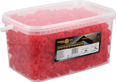 Кліпси для системи вирівнювання плитки VOREL 3 мм 900 шт. 04741 (5906083108327)