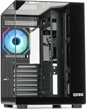 Корпус для ПК Qube Aquarium ARGB (AQUARIUM_GBNU3) Black ATX без БЖ