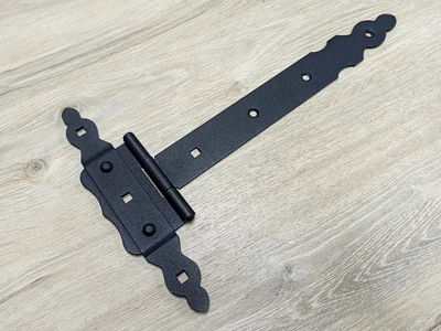 Петля накладная декоративная Стрела P200х50х300 (Черная)