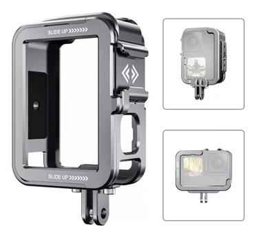 Рамка вертикальная GoPro 11/10/9 алюминий холодный башмак Telesin GP-FMS-G11-TZ