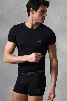 Комплект: футболка и боксеры Enrico Coveri 54(2XL) Чёрный (Nero) (125311)