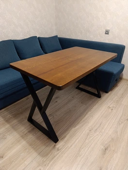 Стол loft деревянный 120*70