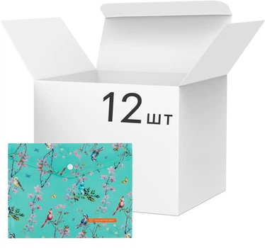 Набор папок на кнопке Axent OS Spring A5+ 12 шт (1496-33-A)