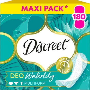 Ежедневные прокладки Discreet Deo Waterlily 180 шт. (8700216859226)