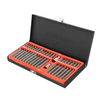 Набор звезд и шестигранников STORM, Cr-V, 40 ед. (TORX, HEX, SPLINE) INTERTOOL ET-8040