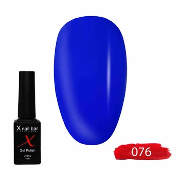 Гель-лак для ногтей, для маникюра X Nail Bar Professional 10ml №076