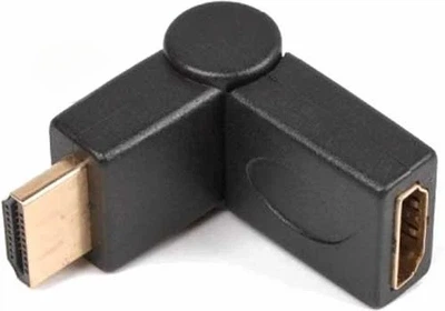 Адаптер Viewcon VD 048 HDMI AM-AF (поворотний 90°)