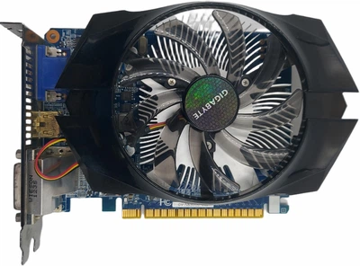 Відеокарта Gigabyte PCI-Ex GeForce GTX 650 1024MB GDDR5 (128bit) (1110/5000) (HDMI, 2xDVI, VGA) (GV-N650OC-1GI) (б/в)