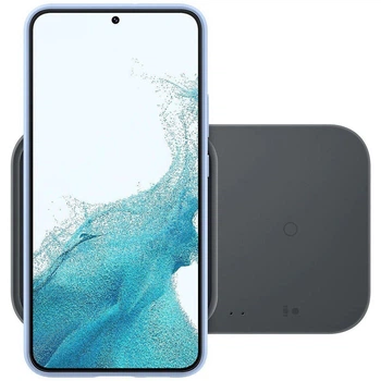 Бездротовий зарядний пристрій Samsung 15W Wireless Charger Duo (with TA) Black (Phone + Galaxy Watch / Galaxy Buds) (EP-P5400TBRGRU)
