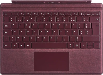 Чохол-клавіатура Microsoft Surface Pro 1725 Type Cover Alcantara Burgundy (FFP-00046)