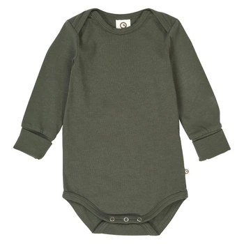 Дитяче боді для новонароджених Green Cotton 56 см Темно-зелений (25111213A)