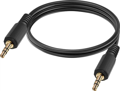Аудиокабель AUX Mini-Jack 3,5 — Mini-Jack 3,5 Belkin MiniJack 1m Black