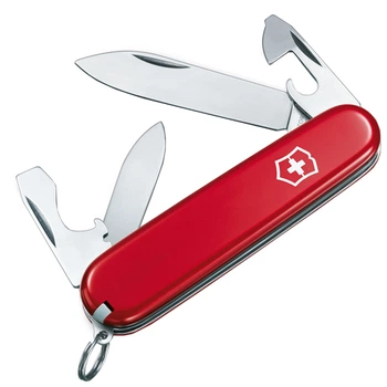 Ніж складаний, мультитул Victorinox Recruit (84мм, 10 функцій), червоний, блістер 0.2503.B1