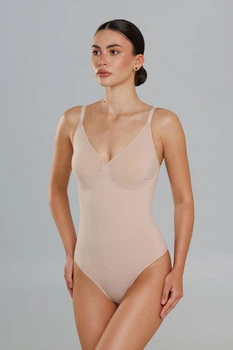Коригуюче боді Giulia 50(2XL) Тілесний (Light nude) (126092)