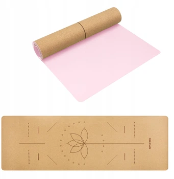 Килимок для фітнесу та йоги Spokey Savasana з корку (5905339459398)