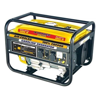 Бензиновый генератор ICONA NEWTOP ILGG 4000A ELECTRIC 15 л желтый