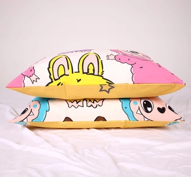 Наволочка Бязь Yellow Labubu 40*60 см