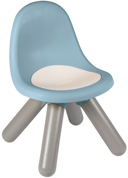 Дитячий стільчик Smoby Toys Life зі спинкою 33 x 33 x 50 см 18 міс+ Блакитно-сірий (7600880121) (3032168801219)