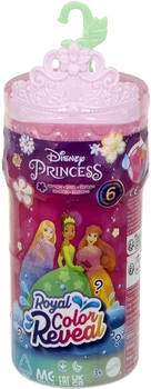 Набір з мінілялькою-сюпризом принцесою Disney Princess Royal Color Reveal серії Сонячні та квіткові (HRN63) (0194735181872)
