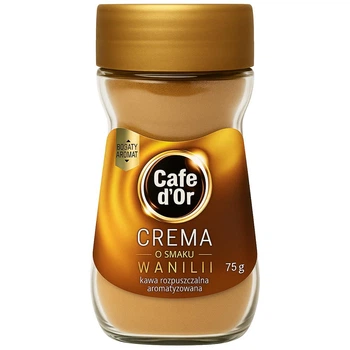 Кава Розчинна Cafe d`Or Crema Ваніль o smaku Wanilii 75 г
