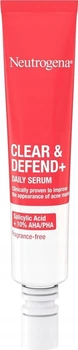 Сироватка для обличчя Neutrogena Clear and Defend+ денна 30 мл (3574661646510)
