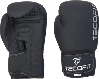 Рукавички боксерські TECOFIT 12 унцій Black (TOP21016801/1)