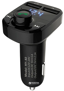 FM-трансмиттер Protech HY-82 Black (PY-1345)