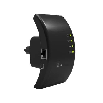 Підсилювач Wi-Fi сигналу Pix-Link WR01 з підтримкою WPS та режимами Repeater/AP, до 300 Мбіт/с Black
