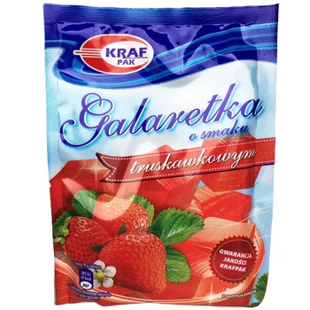 Желе Galaretka Kraw Pak Полуниця 70 г (ЖР-00012)