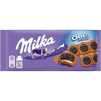 Шоколад молочний Milka OREO Sandwich 92г (ШМ-00121)