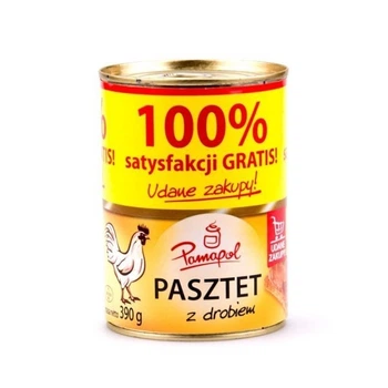Паштет Pamapol Куриный 390 г Мясной Жестяная банка (ПК-00008)
