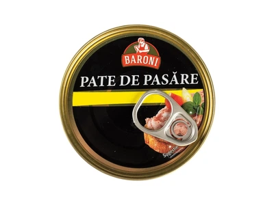 Паштет куриный Baroni Pate de Porc 120 г мясной в жестяной банке (ПК-00029)